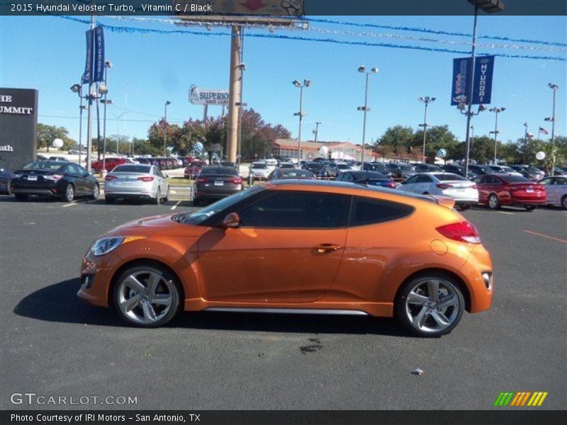 Vitamin C / Black 2015 Hyundai Veloster Turbo