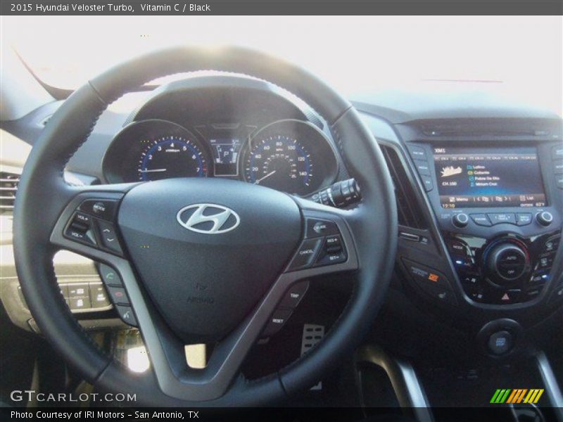 Vitamin C / Black 2015 Hyundai Veloster Turbo