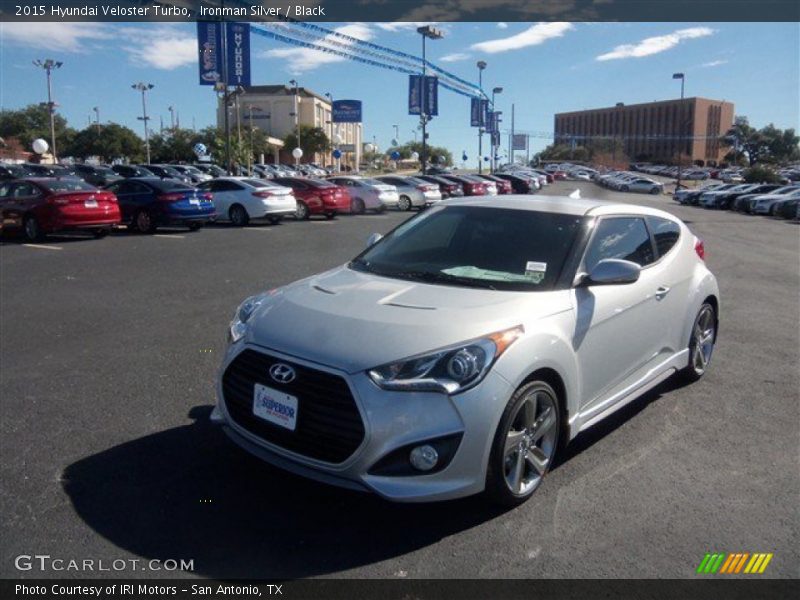 Ironman Silver / Black 2015 Hyundai Veloster Turbo