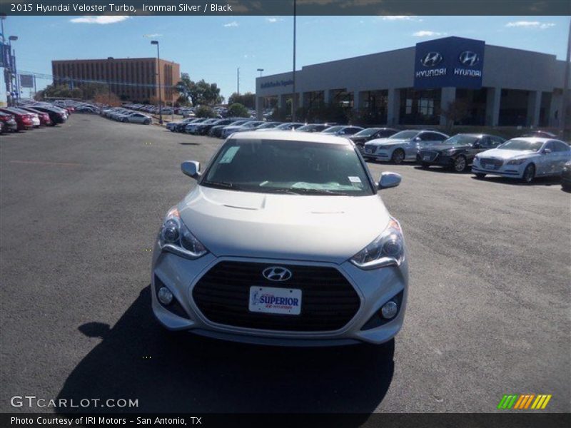 Ironman Silver / Black 2015 Hyundai Veloster Turbo