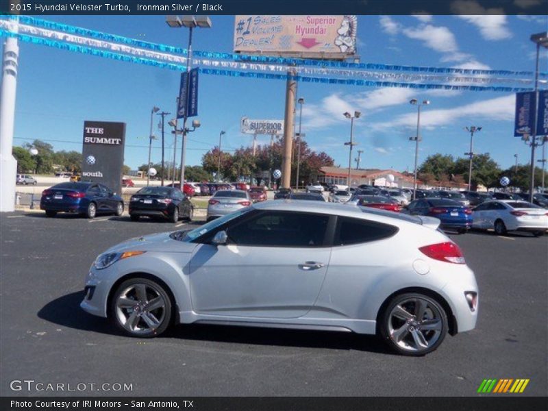 Ironman Silver / Black 2015 Hyundai Veloster Turbo