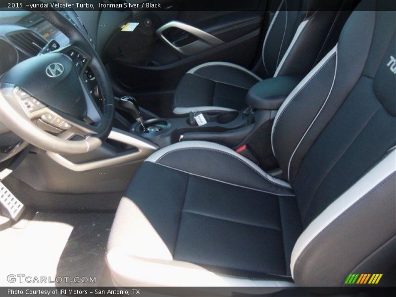 Ironman Silver / Black 2015 Hyundai Veloster Turbo