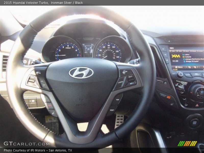 Ironman Silver / Black 2015 Hyundai Veloster Turbo