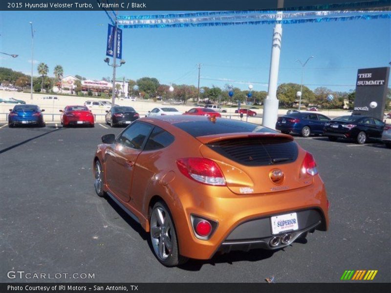 Vitamin C / Black 2015 Hyundai Veloster Turbo