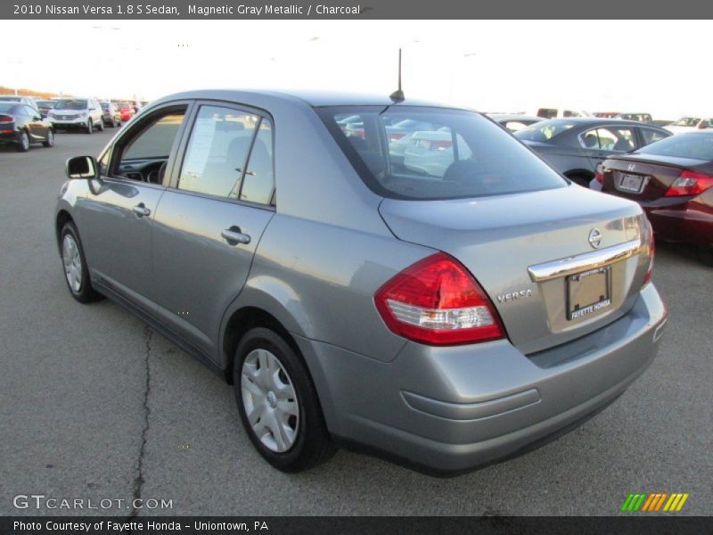 Magnetic Gray Metallic / Charcoal 2010 Nissan Versa 1.8 S Sedan