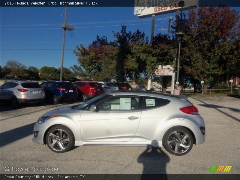 Ironman Silver / Black 2015 Hyundai Veloster Turbo