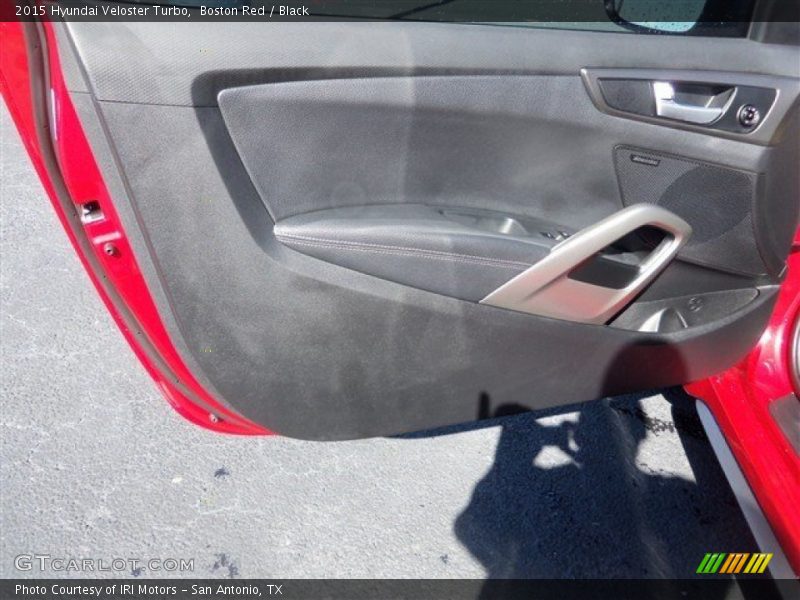 Boston Red / Black 2015 Hyundai Veloster Turbo