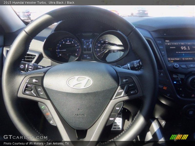 Ultra Black / Black 2015 Hyundai Veloster Turbo
