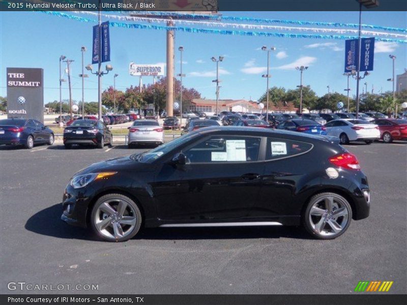 Ultra Black / Black 2015 Hyundai Veloster Turbo