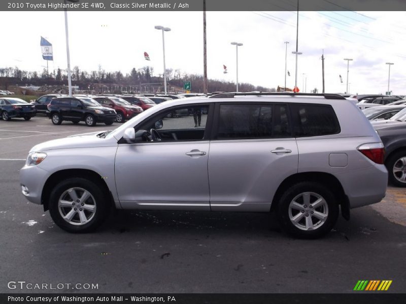 Classic Silver Metallic / Ash 2010 Toyota Highlander SE 4WD
