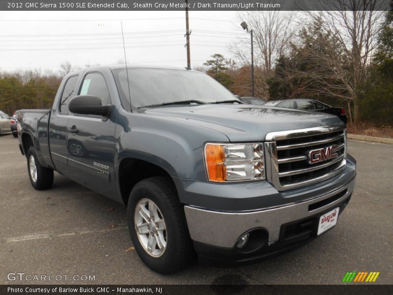 Stealth Gray Metallic / Dark Titanium/Light Titanium 2012 GMC Sierra 1500 SLE Extended Cab