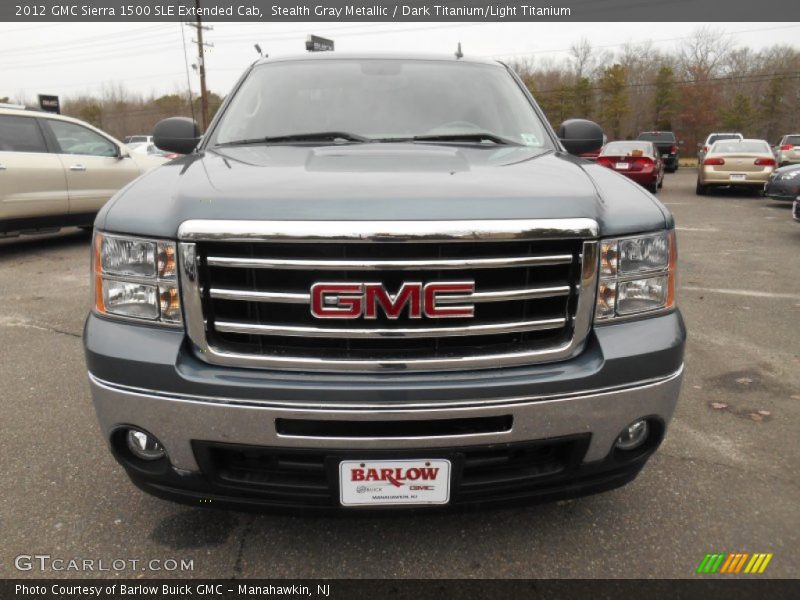 Stealth Gray Metallic / Dark Titanium/Light Titanium 2012 GMC Sierra 1500 SLE Extended Cab