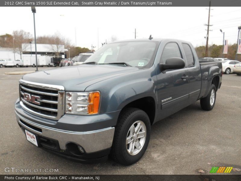 Stealth Gray Metallic / Dark Titanium/Light Titanium 2012 GMC Sierra 1500 SLE Extended Cab