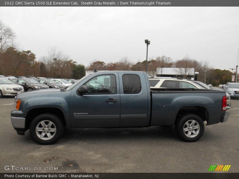 Stealth Gray Metallic / Dark Titanium/Light Titanium 2012 GMC Sierra 1500 SLE Extended Cab