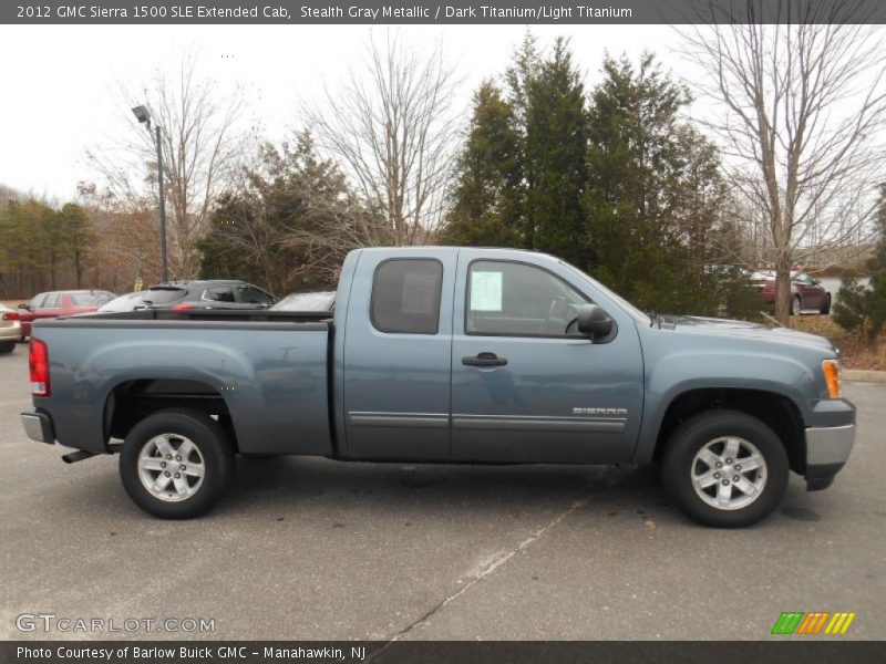 Stealth Gray Metallic / Dark Titanium/Light Titanium 2012 GMC Sierra 1500 SLE Extended Cab