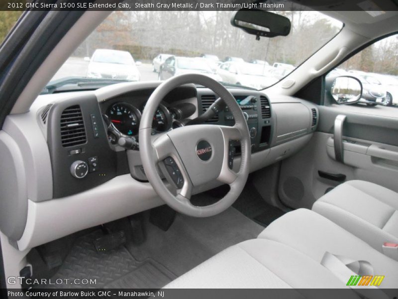 Stealth Gray Metallic / Dark Titanium/Light Titanium 2012 GMC Sierra 1500 SLE Extended Cab