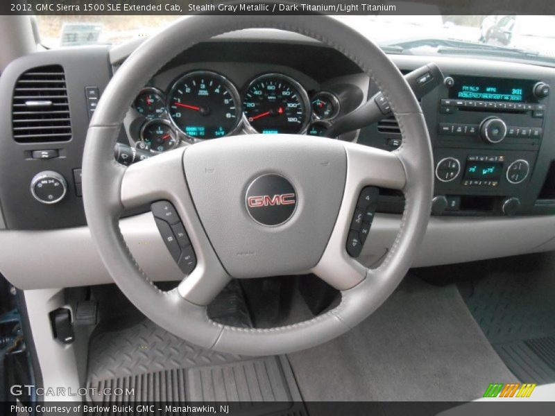 Stealth Gray Metallic / Dark Titanium/Light Titanium 2012 GMC Sierra 1500 SLE Extended Cab