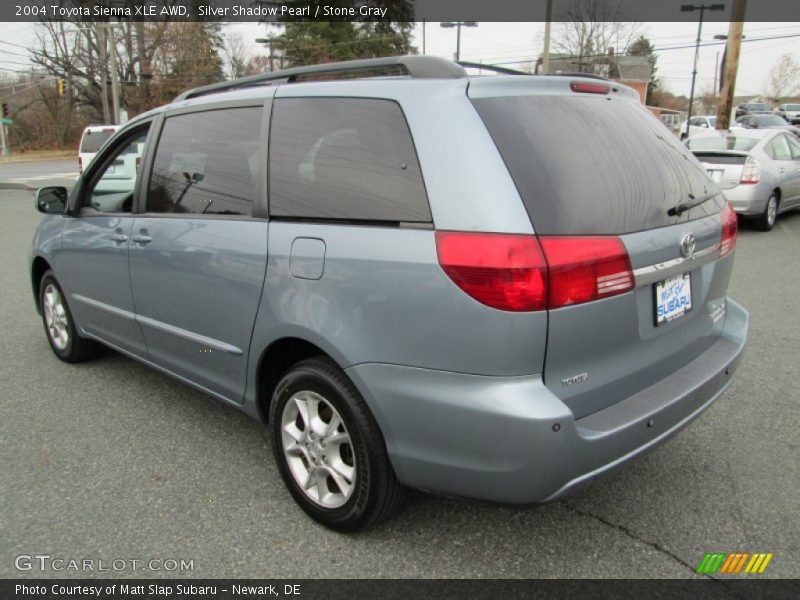 Silver Shadow Pearl / Stone Gray 2004 Toyota Sienna XLE AWD