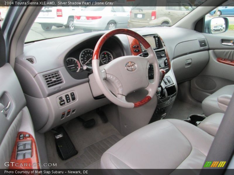  2004 Sienna XLE AWD Stone Gray Interior