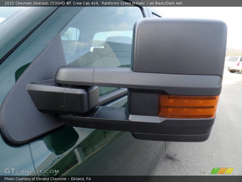 Rainforest Green Metallic / Jet Black/Dark Ash 2015 Chevrolet Silverado 2500HD WT Crew Cab 4x4