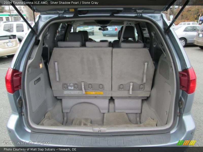Silver Shadow Pearl / Stone Gray 2004 Toyota Sienna XLE AWD