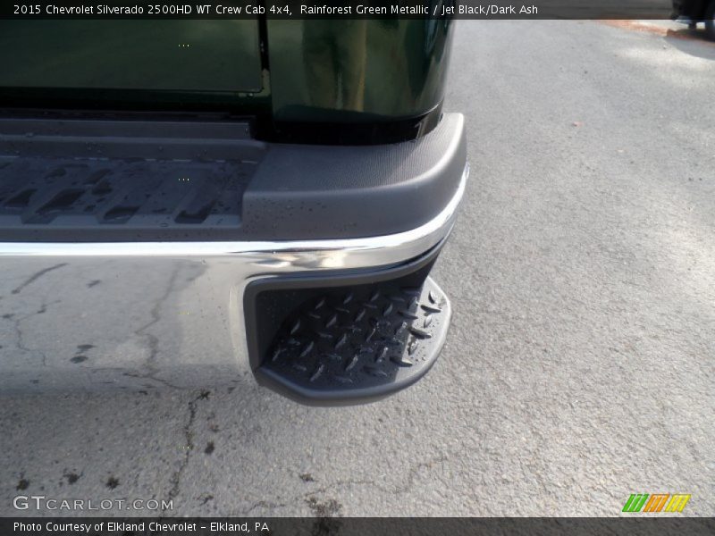 Rainforest Green Metallic / Jet Black/Dark Ash 2015 Chevrolet Silverado 2500HD WT Crew Cab 4x4