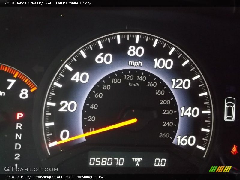 Taffeta White / Ivory 2008 Honda Odyssey EX-L