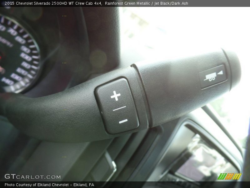 Rainforest Green Metallic / Jet Black/Dark Ash 2015 Chevrolet Silverado 2500HD WT Crew Cab 4x4
