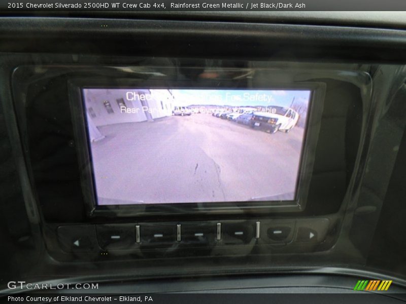 Rainforest Green Metallic / Jet Black/Dark Ash 2015 Chevrolet Silverado 2500HD WT Crew Cab 4x4