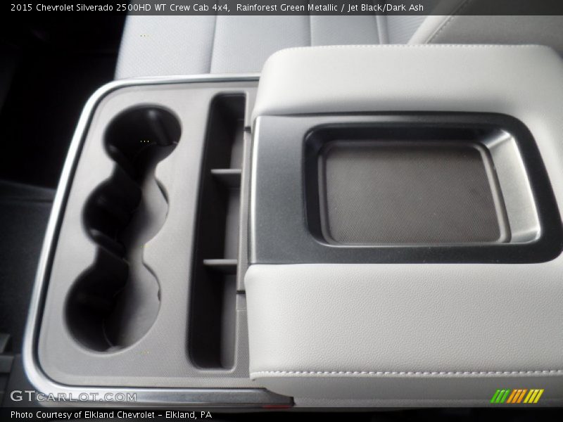 Rainforest Green Metallic / Jet Black/Dark Ash 2015 Chevrolet Silverado 2500HD WT Crew Cab 4x4