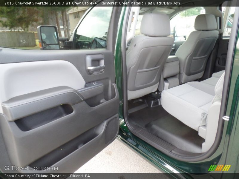 Rainforest Green Metallic / Jet Black/Dark Ash 2015 Chevrolet Silverado 2500HD WT Crew Cab 4x4