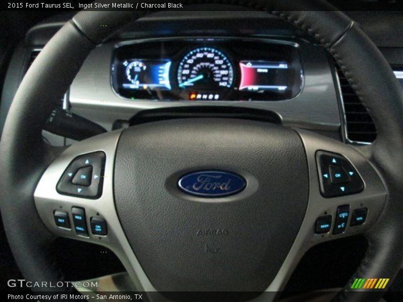 Ingot Silver Metallic / Charcoal Black 2015 Ford Taurus SEL