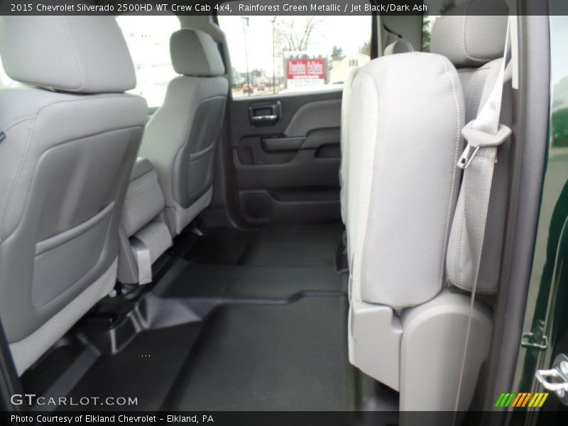 Rainforest Green Metallic / Jet Black/Dark Ash 2015 Chevrolet Silverado 2500HD WT Crew Cab 4x4