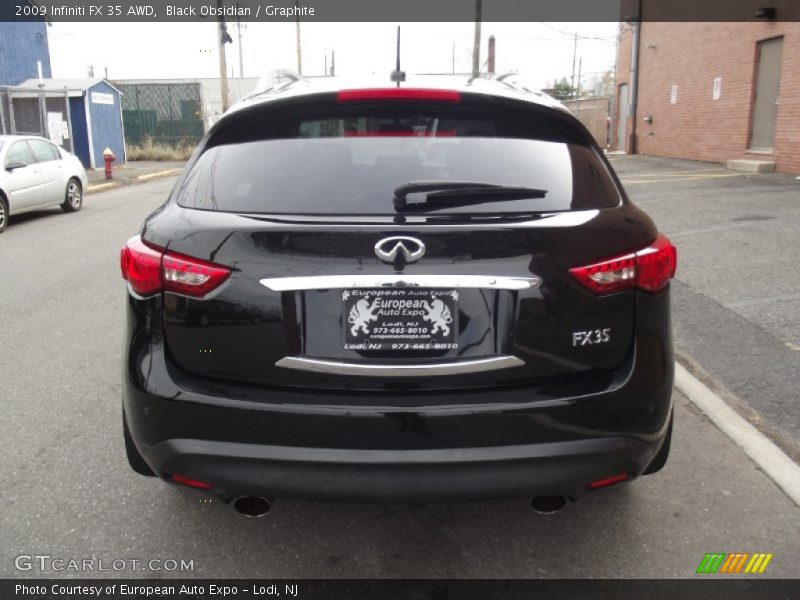 Black Obsidian / Graphite 2009 Infiniti FX 35 AWD