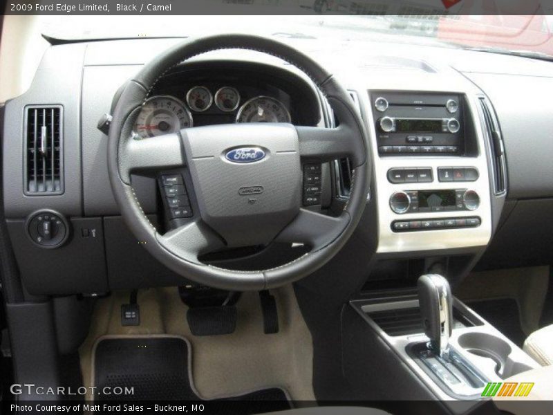 Black / Camel 2009 Ford Edge Limited