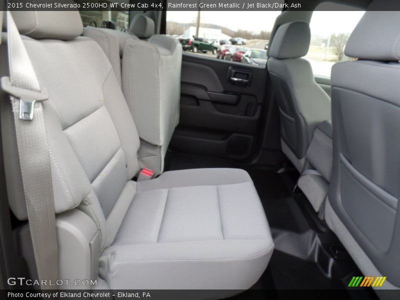 Rainforest Green Metallic / Jet Black/Dark Ash 2015 Chevrolet Silverado 2500HD WT Crew Cab 4x4