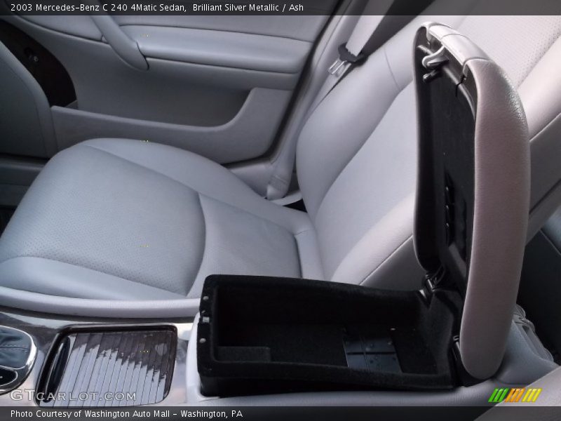 Brilliant Silver Metallic / Ash 2003 Mercedes-Benz C 240 4Matic Sedan