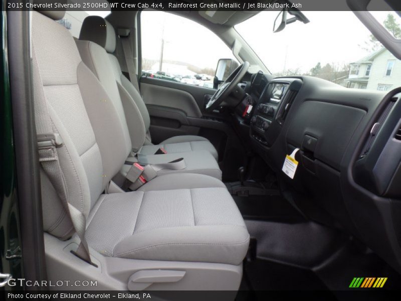 Rainforest Green Metallic / Jet Black/Dark Ash 2015 Chevrolet Silverado 2500HD WT Crew Cab 4x4