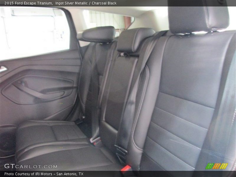 Ingot Silver Metallic / Charcoal Black 2015 Ford Escape Titanium