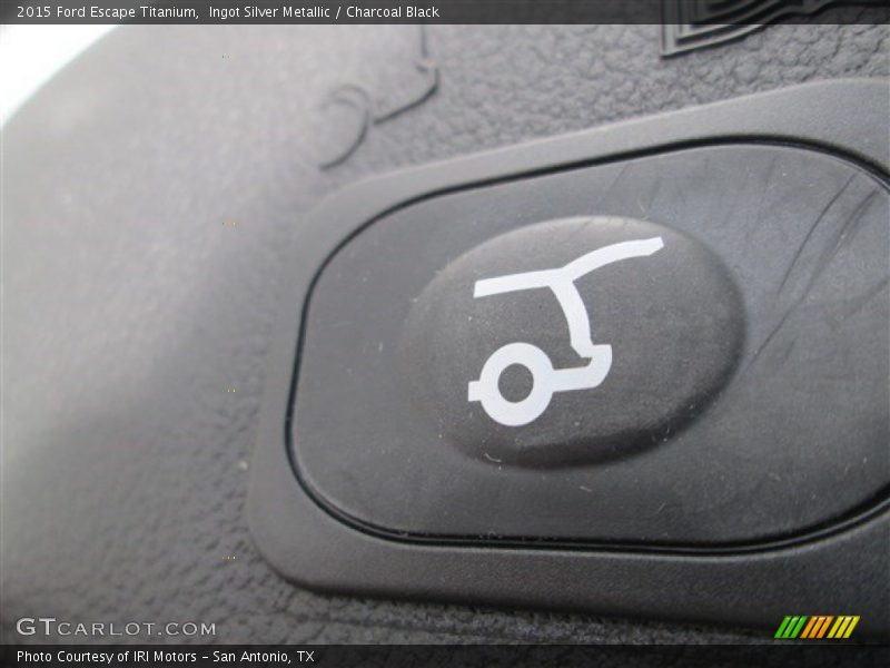 Ingot Silver Metallic / Charcoal Black 2015 Ford Escape Titanium
