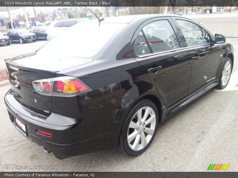 Tarmac Black / Black 2014 Mitsubishi Lancer RALLIART AWC