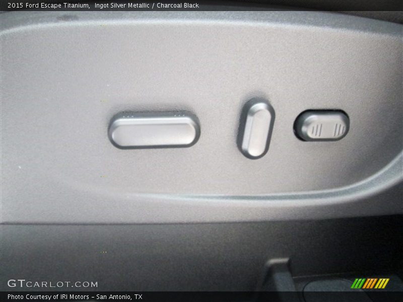 Ingot Silver Metallic / Charcoal Black 2015 Ford Escape Titanium