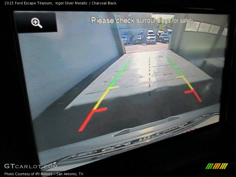 Ingot Silver Metallic / Charcoal Black 2015 Ford Escape Titanium