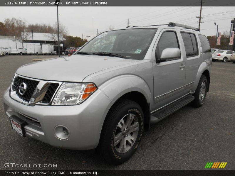 Brilliant Silver / Graphite 2012 Nissan Pathfinder Silver 4x4