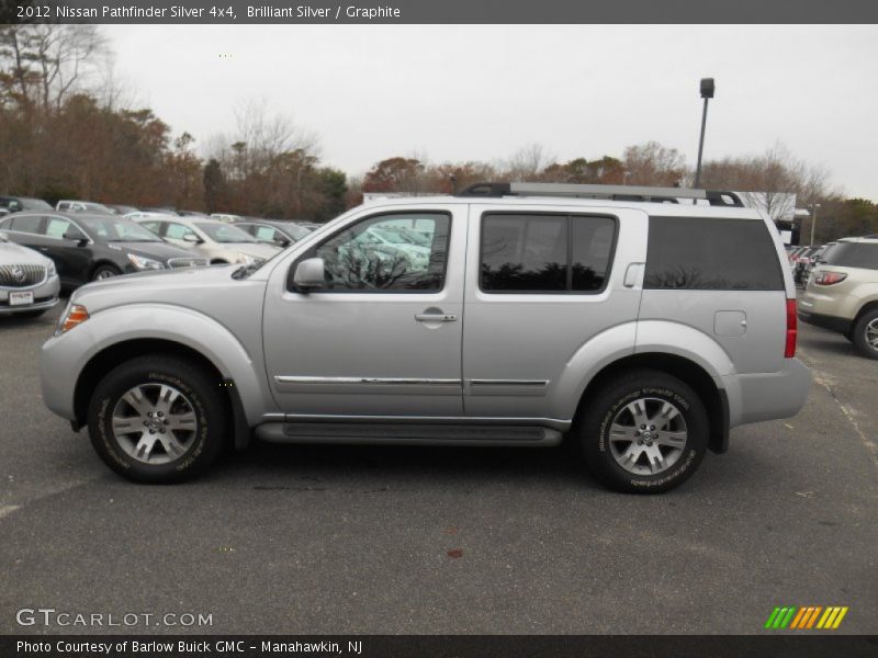 Brilliant Silver / Graphite 2012 Nissan Pathfinder Silver 4x4