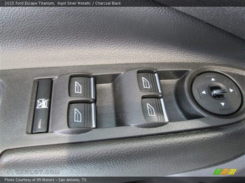 Ingot Silver Metallic / Charcoal Black 2015 Ford Escape Titanium