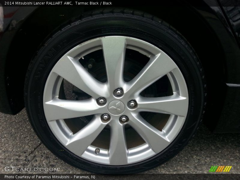 Tarmac Black / Black 2014 Mitsubishi Lancer RALLIART AWC