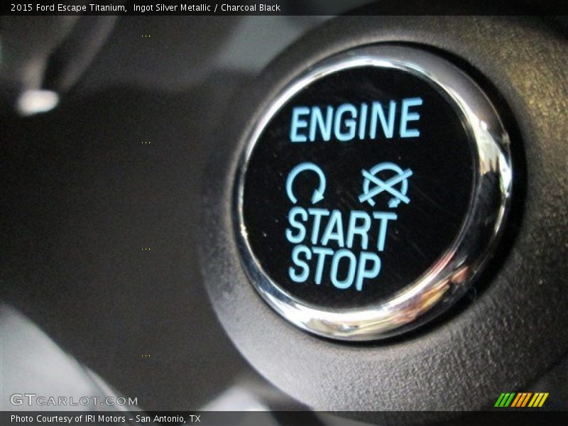 Ingot Silver Metallic / Charcoal Black 2015 Ford Escape Titanium