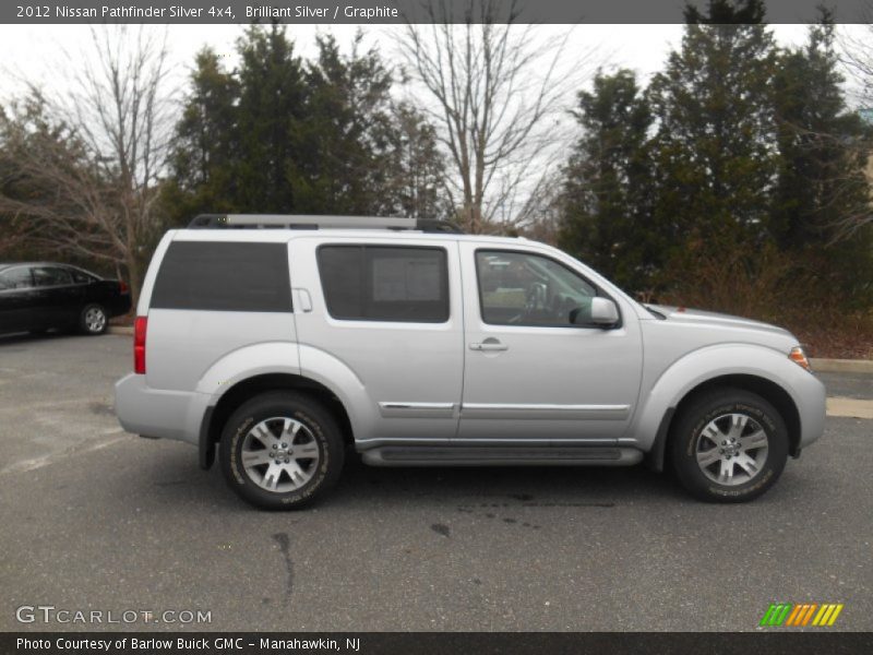Brilliant Silver / Graphite 2012 Nissan Pathfinder Silver 4x4