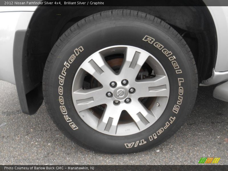 Brilliant Silver / Graphite 2012 Nissan Pathfinder Silver 4x4
